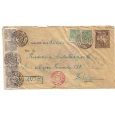 EV-23 envelope para valores de CR$1 tipo siderurgia,insc.Alexis-Rio usado