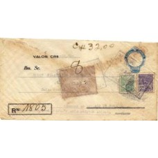 EV-29 envelope para valores de CR$1,00 cabeça da liberdade VALOR CR$ usado