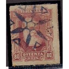 40L-80Rs D.Pedro barba branca com legenda,usado