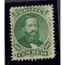 27a-100Rs D.Pedro barba preta tipo 1, novo sem goma