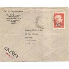 1940-Envelope aéreo para os EUA com 5000Rs Getulio