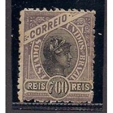 088a- 700Rs Madrugada, emissão de 1897 novo com goma oxidada