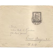 1940-Envelope de S.Paulo para os EUA com 400Rs Machado de Assis,isolado