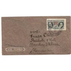 1941-Envelope  para a Alemanha  com 5400Rs Cent. de Portugal, sobrecarga vermelha,isolado 