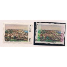 1069-Paisagens Brasileiras na Pintura,Morro do Castelo, com cores deslocadas