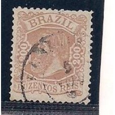 56-200Rs D.Pedro cabeça grande castanho claro, usado