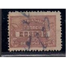 D-39-20$000 filigrana D horizontal ,papel fino, usado