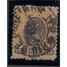 085a FS-200RSsemissão de 1897, usado , com filigrana de sutura horizontal