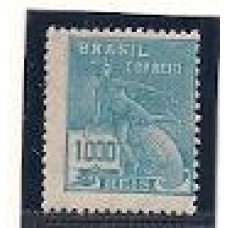 289- 1000Rs filigrana  "K" denteação 13,5 X 12,5 , novo com goma