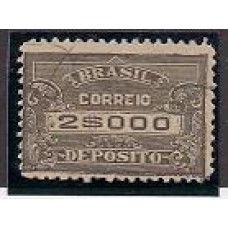 D-82- 2000Rs filigrana Cruz de Cristo horizontal, usado