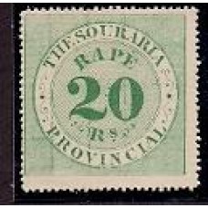 Laux-08-20Rs Imposto sobre o Rapé, tipo Thesouraria  Provincial, 