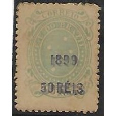 129D- 50/20Rs ,verde, com sobrecarga dupla, novo com goma e alguma oxidação