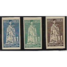 0191-Inauguração do Monumento a Rio Branco, 3 provas de cor diferentes