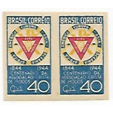 0192-Centenário da ACM, prova em par, papel cartão