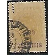 135Ab-2000Rs/1000Rs , denteado 13  usado, com denteação dupla parcial á esquerda