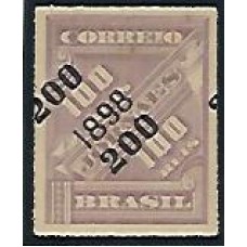 116-200/100Rs, preto sobre lilás, sobrecarga deslocada