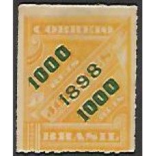 121-1000/700Rs, verde sobre laranja, novo sem goma