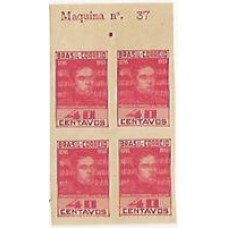 0203-Cent.de Francisco Manoel da Silva, autor do Hino Nacional, prova em quadra papel cartão