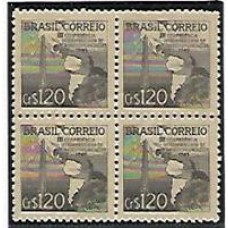 0211B- 3a Conferencia de Radiocomunicações, impressão dupla em quadra