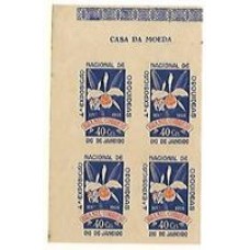 0224- 4 Exposição Nacional de Orquídias, prova em quadra sem filigrana