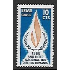 0592Y-Ano Internacional dos Direitos Humanos, em papel marmorizado