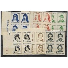 526/31SD-Serie Mulheres Famosas, em quadra sem denteação