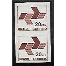 537SD-Emblema da ECT em par sem denteação