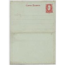 CB-001-Carta bilhete de 50Rs, linhas contínuas, nova