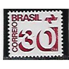 543g-30Cts tipo Cifra, sem filigrana, impresso na goma