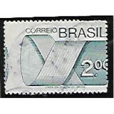 553-Cr$2,00 Tipo Gravura, denteação deslocada , usado