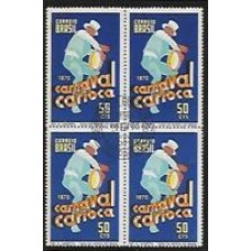 0666-50Cts Carnaval Carioca quadra com cbo 1 dia , cores laranja e amarelo deslocadas