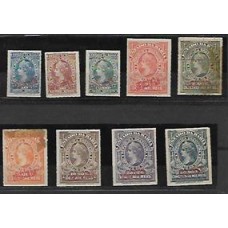 Bahia-Imposto do selo-13/22, serie completa em prova com carimbo Specimen