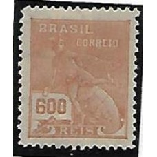 249-600Rs Mercurio, filigrana "D" vertical, novo com goma e charneira