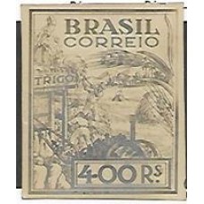 359-Prova  fotografica do selo  de 400Rs, tipo Trigo, emissão netinha