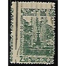 0412-Sesquicentenário do Jardim Botânico ,usado, com denteação deslocada