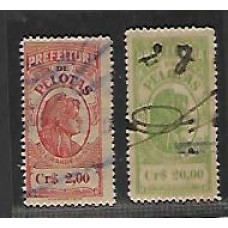 Pelotas-Serie de 2 selos , padrão cruzeiro