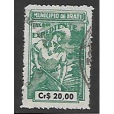 Irati-Selo de expediente de Cr$20,00