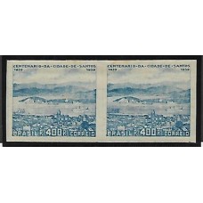 0136SD-Centenario de Santos, par sem denteação