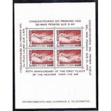 B-013Y-Cinquent. do Mais Pesado que o Ar-Santos Dumont,  papel marmorizado, goma plena