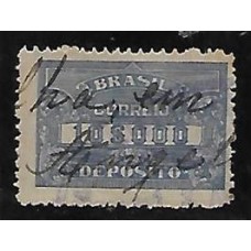 D-19Es-10$000 sem filigrana do espaço da filigrana D, papel espesso, usado