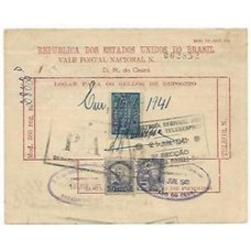 07.04-Ceará , Mod.387 ( ANT. 385), DR.do Ceará em vermelho, sem impressor