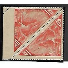 0235-Semana da Ssa , Despertar de Icaro,  par sem denteação  na margem esquerda