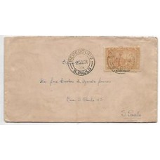 1934-Envelope de Bebedouro a S.Paulo com 200Rs do 4o Centenario de José de Anchieta. Circulada como porte urbano.
