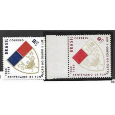 0594-Centenario do Colegio S.Luiz, prova sem azul e cor vermelha onde no selo ficou a impressão azul