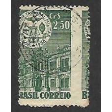 0404-Sesquicentenário do Superior tribunal Militar usado, com denteação deslocada.