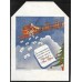 Mensagem de Natal Oficial- Numero de serie na vertical do lado direito , no verso Papai Noel e trenó e dizeres natalinos 