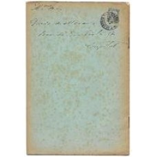 1908-Apelação Civel circulada de S.Paulo para ao Rio de Janeiro porteada em 10Rs com selo do mesmo valor emissão Proceres.Raro