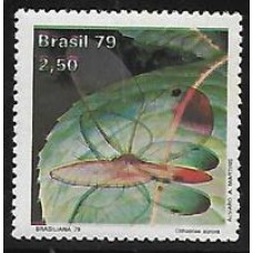 1098-Cr$2,50, Borboleta, com cores deslocadas