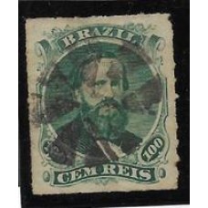 34AE-100Rs D.Pedro perce, usado, chapa enferrujada, posição 68