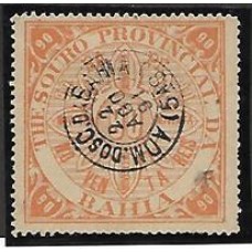 Laux-19-90Rs , selo para Rape, com carimbo postal de 22/8/91.Muito raro